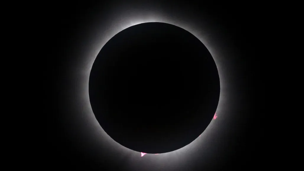 The April 8th total solar eclipse. Photo courtesy of Science News.